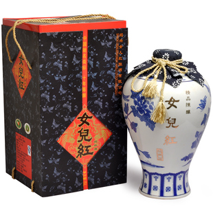  绍兴黄酒 女儿红 十年精品陈酿（青花瓷） 5KG