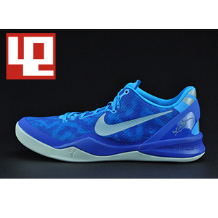  【42运动家】Nike Kobe 8 System 'GC'ZK8 冰湖蓝限定 555286-400