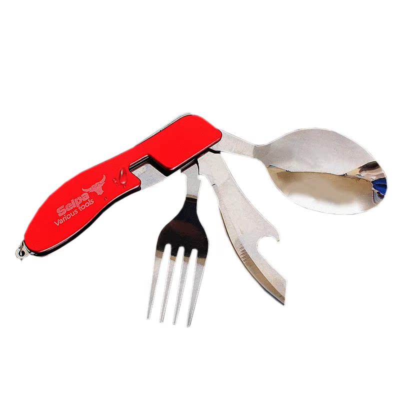 Selpa Mountaineering outdoors Picnic Folding cutlery Stainless steel Folding spoon Camp barbecue portable Knife and fork Spoonin the Outdoor/Mountaineer/Camping/Travel Goods , Stoves/Tableware/Picnic barbecue supplies , Picnic tableware category - from Buy2taobao.com to provide professional Taobao agent buy service