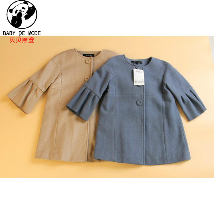 貝貝摩登baby de mode專櫃正品女童100%羊毛呢大衣外套秋冬原1888在類目 童裝/嬰兒裝/親子裝, 外套/夾克/大衣, 呢大衣中 - 來自Buy2taobao.com提供專業的淘寶代購服務