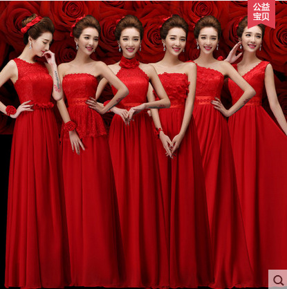 伴娘服2019新款长款姐妹团韩版修身显瘦婚礼聚会宴会晚礼服连衣裙在类目 女装/女士精品, 婚纱/旗袍/礼服, 婚纱中 - 来自Buy2taobao.com提供专业的淘宝代购服务