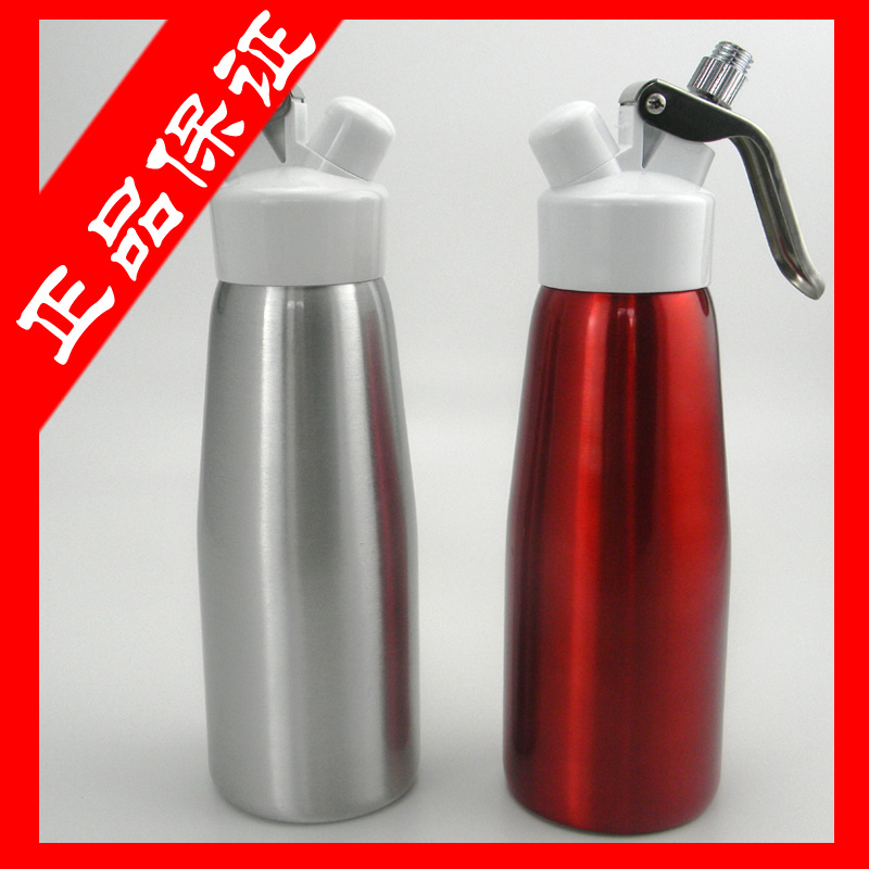 Imported cream Foamer Stainless steel cream Foam Gun Milk Oil gun gules silvery Spray gunin the Tableware , Coffee , Supporting apparatus category - from Buy2taobao.com to provide professional Taobao agent buy service