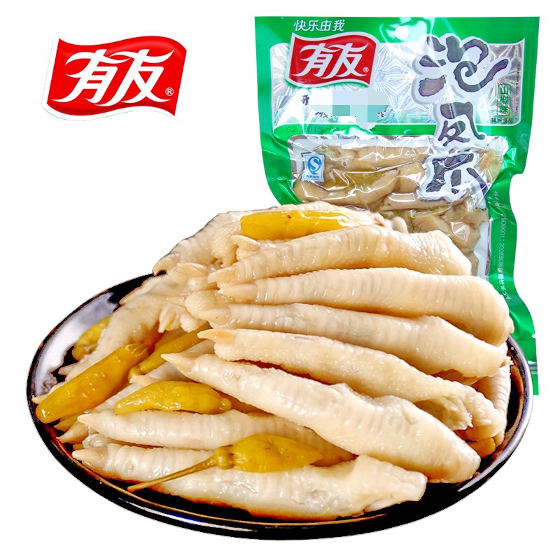 有友鳳爪有友 山椒泡鳳爪 180g 重慶味道 熟食下酒菜特産零食在類目 零食/堅果/特產, 牛肉乾/豬肉脯/滷味零食, 雞肉零食中 - 來自Buy2taobao.com提供專業的淘寶代購服務