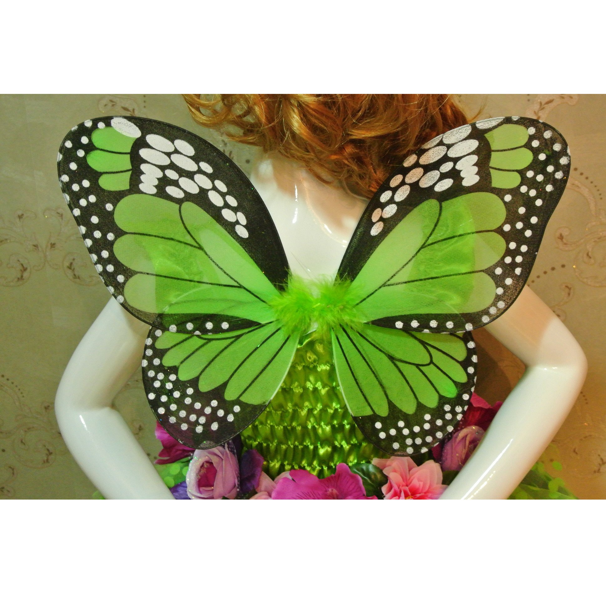 Dress up Halloween perform show Party party girl children butterfly wing No powder)in the Play mode/Anime/Periphery/cos/Board games , Meet/Magic Supplies , Gathering tools/Decoration , Wing/Angel Stick category - from Buy2taobao.com to provide professional Taobao agent buy service