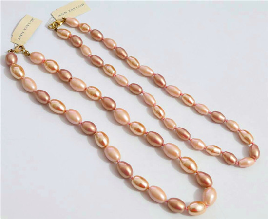( KK-140 ) Vintage Antique MONET Marking natural Mother of pearl Suppress Pearl Pink Necklacein the Accessories/Fashion Jewelry, Necklace category - from Buy2taobao.com to provide professional Taobao agent buy service