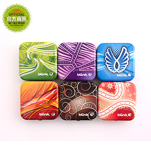  官方正品 blink冰力克 进口无糖含片糖 果味压片糖 6口味盒装糖果