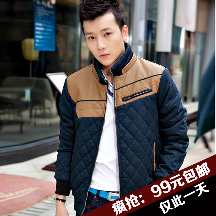<em>美特斯邦威男装</em>外套2013新款男棉服男士<em>冬季</em>