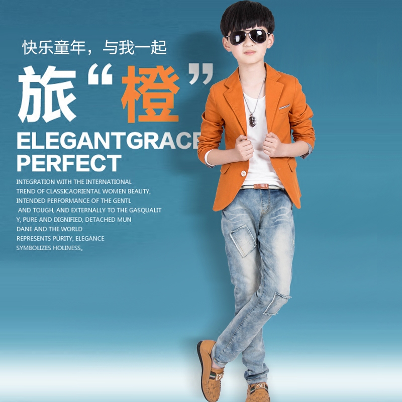 春秋款男童西装外套儿童休闲西服礼服演出服宝宝小西装韩版童装潮在类目 童装/婴儿装/亲子装, 外套/夹克/大衣, 西服/小西装中 - 来自Buy2taobao.com提供专业的淘宝代购服务