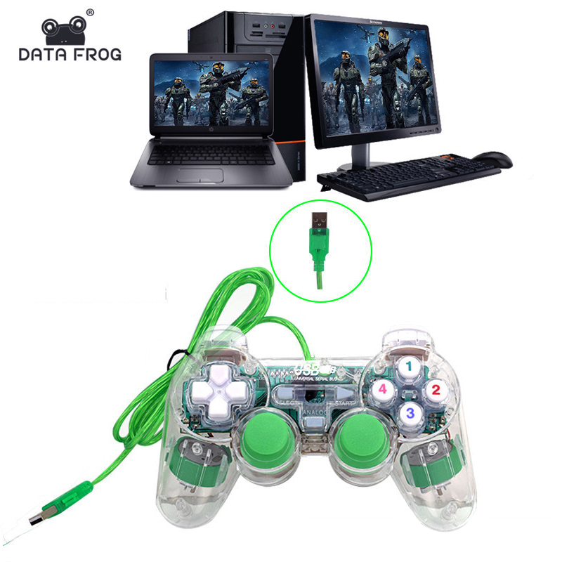 PS3 Transparent handle USB Game handle Game Controller game control rocker LED Classic Controllerin the Video game/Fitting/Game/Raiders , Gamepad category - from Buy2taobao.com to provide professional Taobao agent buy service
