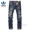上下架计划:香港正品代购adidas三叶草 Diesel迪赛联名 白标磨破休闲牛仔裤