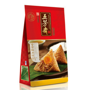  端午节 五芳斋粽子 真空蛋黄鲜肉粽280g 嘉兴真空粽子