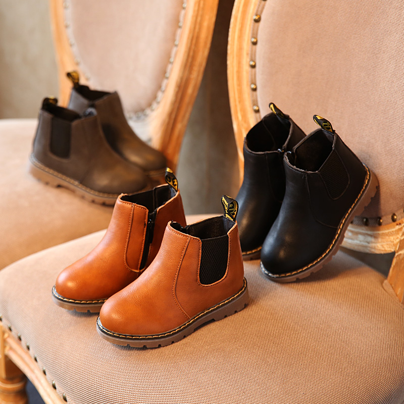 2018 New winter Children's shoes Korean Edition Boy Boots Riding boots Snow boots fashion Single boots girl Bootsin the Shoes/Baby Shoes/Parent-child shoes , Boots/Snow boots category - from Buy2taobao.com to provide professional Taobao agent buy service