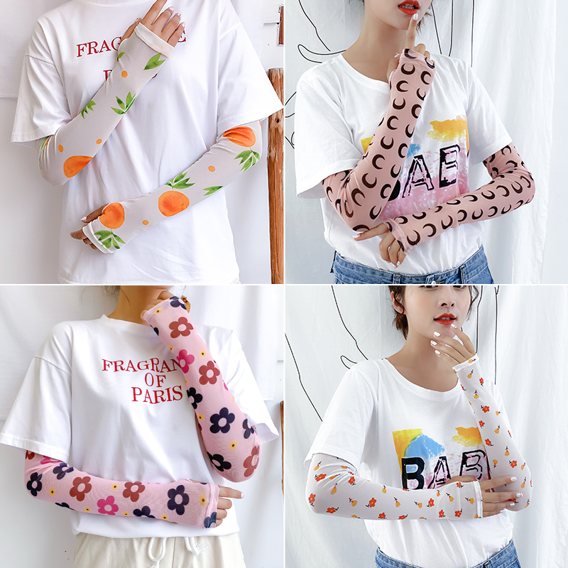 防晒女手袖护臂袖套冰爽手套臂袖冰丝手套开车长款防晒紫外线泫雅|ruв категории Аксессуары, перчатки - от Buy2taobao.com для оказания профессиональной услуги покупки агента Taobao