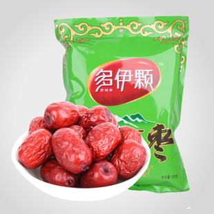  新货 多伊颗 若羌红枣 特级四星红枣 新疆特产枣子508克 超甜！