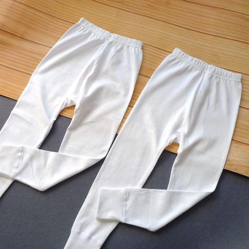new pattern Home Four seasons CUHK Pure white Boy girl baby air conditioner Pajamas A single Cotton Long johnsin the Children/Baby/Family fitted , Children's Underwear , Warm pants category - from Buy2taobao.com to provide professional Taobao agent buy service