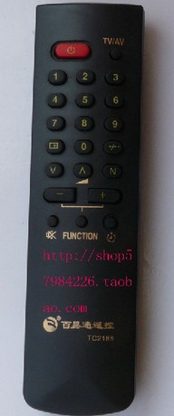 (百易通)松下电视机遥控器 TC-2188