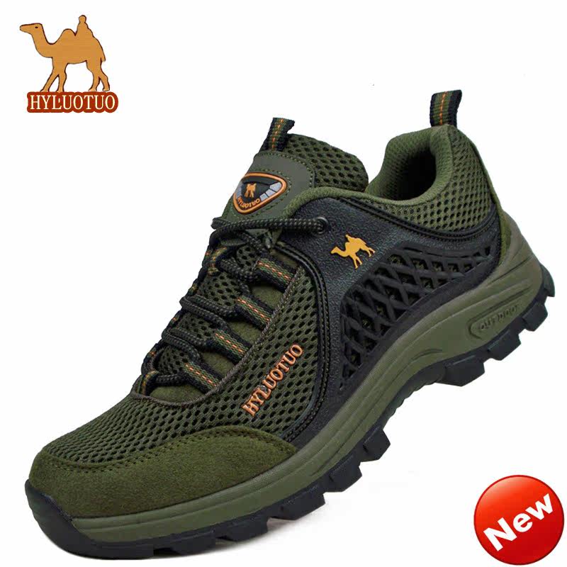 包邮 summer new style sports shoes men's shoes authentic wear sneakers mesh breathable outdoor sports shoes and leisure shoes men