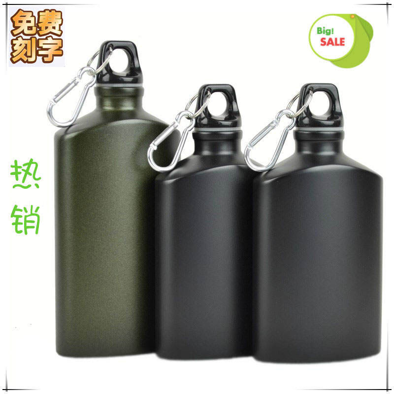 500ml扁水壶户外军迷水壶学生水瓶扁旅游防漏水杯军训水壶便携在类目 户外/登山/野营/旅行用品, 饮水用具/盛水容器, 水壶中 - 来自Buy2taobao.com提供专业的淘宝代购服务