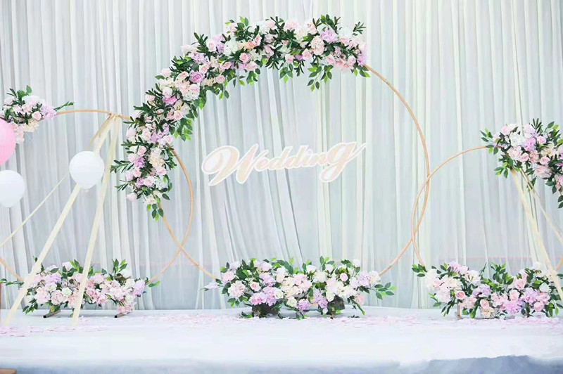 Wedding celebration prop new pattern 2018 wedding background ring arch Anthurium Shelf Iron art outdoors decorate scenein the Festive supplies/Gift , Other Festival Gifts category - from Buy2taobao.com to provide professional Taobao agent buy service