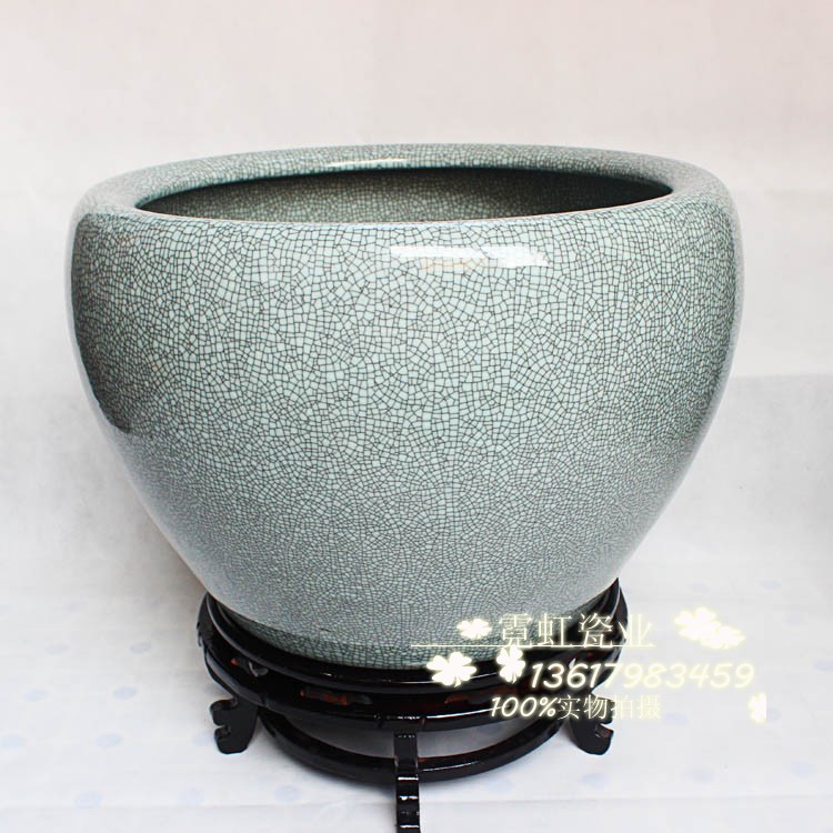 陶瓷鱼缸乌龟缸大号鱼盆荷睡莲缸陶瓷碗莲盆缸