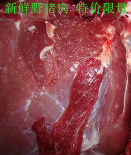  长白山正宗野味 新鲜特种野猪肉后腿肉 深山散养有机黑猪肉土猪肉
