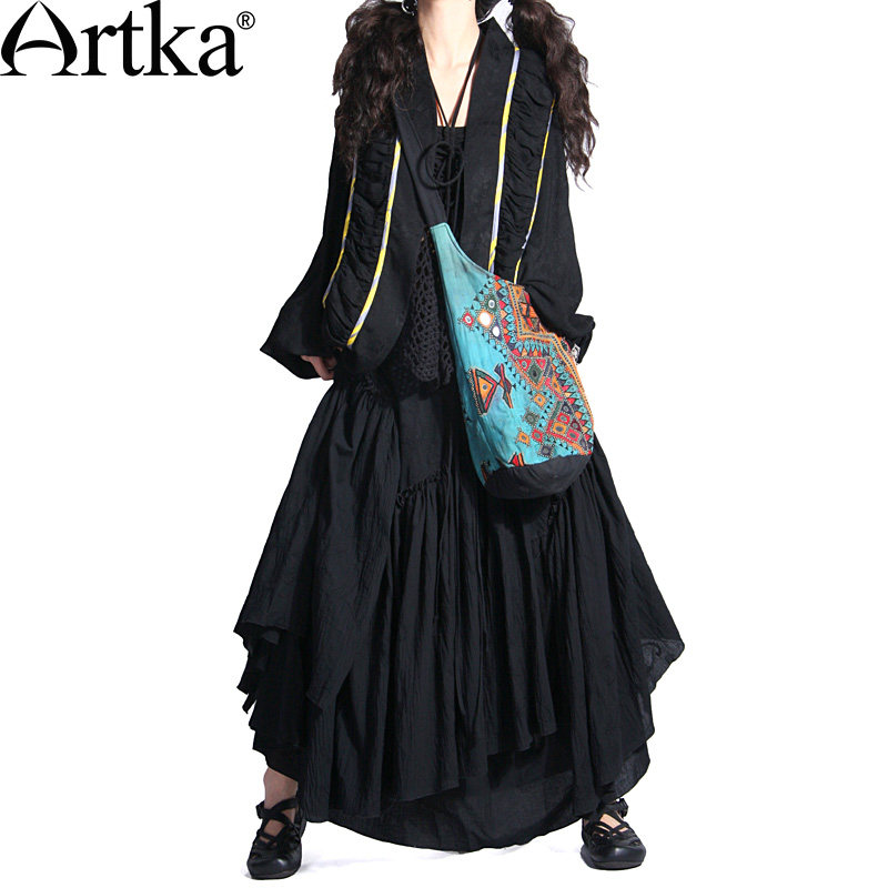 Artka阿卡*2013夏季女装流浪<em>女巫系列</em>黑色重工