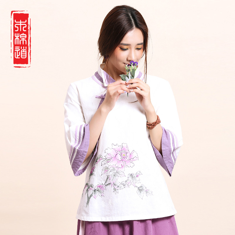 Kapok Road Original Chinese style Summer wear Chinese style Tang suit jacket Retro Cotton and hemp frog Sleeve Women's wear 18361in the Women's clothing/Boutique , Costume/National costume/Stage costumes , Costume/Chinese clothing , Jacket category - from Buy2taobao.com to provide professional Taobao agent buy service