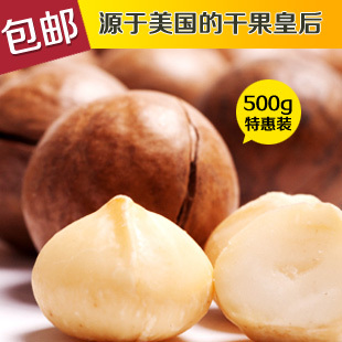  特产天虹特大粒夏威夷果500g奶香 新鲜原味 包邮零食 澳洲坚果