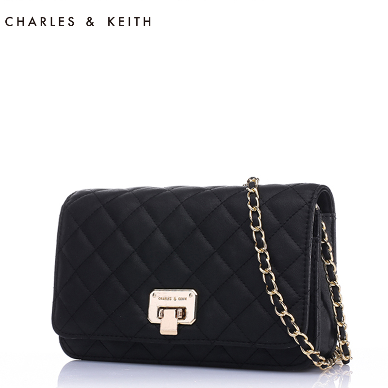 charles and keith chain handle shoulder bag