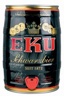  德国黑啤 EKU 伊凯优 德国进口啤酒 德国啤酒 5升装啤酒