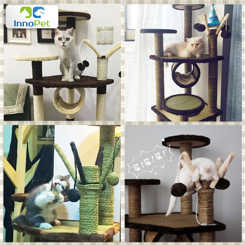 猫爬架猫窝猫架剑麻草席猫树猫跳台大猫抓板子猫抓柱猫咪玩具用品|msdalam kategori haiwan peliharaan/makanan haiwan dan bekalan, Cat/Mainan anjing, rangka mendaki Cat - dari Buy2taobao.com untuk memberikan perkhidmatan ejen Taobao profesional membeli