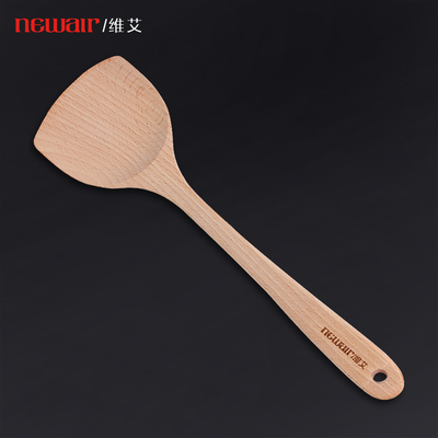维艾木锅铲家用厨房不粘锅专用长柄木质厨具耐高温的木头炒菜铲子