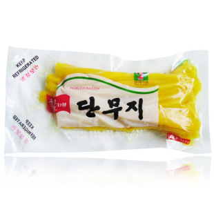  韩国美食品小吃料理紫菜包饭寿司食材专用甜萝卜干350g