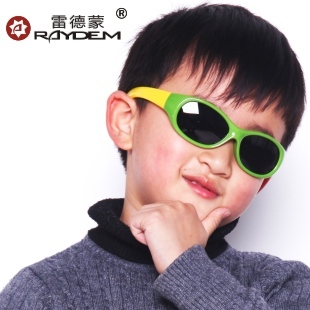 新款 太阳镜男女儿童偏光镜 孩子眼镜酷墨镜太阳眼镜弹性记忆正品