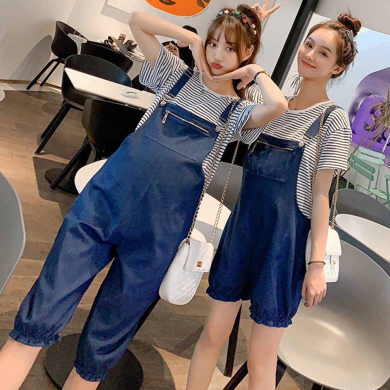 加肥加大码孕妇牛仔背带裤夏季2019新款韩版吊带连体裤怀孕期套装|ruв категории Всё для беременных и кормящих, брюки для беременных женщин/опорный брюшной брюки, женские брюки с бретелями - от Buy2taobao.com для оказания профессиональной услуги покупки агента Taobao