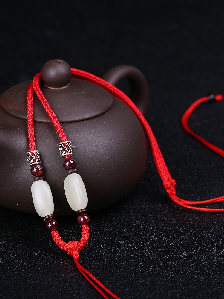 Rope necklace female Korean Edition Pendant Simplicity manual weave Jade Pendant Necklace rope Eun-joo Wadain the Accessories/Fashion Jewelry, DIY Fitting , Rope category - from Buy2taobao.com to provide professional Taobao agent buy service