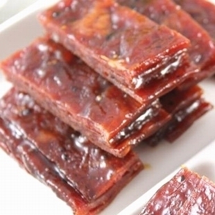  澳门特产零食 香记鲜烤大片果汁猪肉干(蜜汁猪肉脯) 250g真空包装