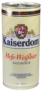  德国原装进口啤酒 kaiserdom凯撒白啤酒 1L 2听包快 整箱265包快