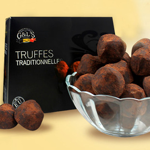  包邮比利时进口Truffles德菲丝松露巧克力黑传统100g*5盒进口食品