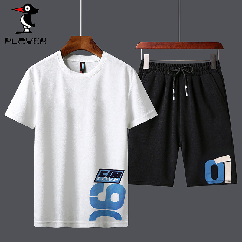 Woodpecker summer Short sleeved T-shirt suit Chaopai Summer wear T-shirt Two piece set collocation handsome Versatile Short sleevedin the Men's clothing, T-shirt category - from Buy2taobao.com to provide professional Taobao agent buy service