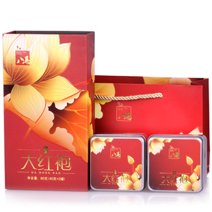  八马 经典武夷山大红袍正宗岩茶叶 乌龙茶叶  花语茗韵系 80g/2盒