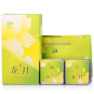  龙井 新茶 浙江龙井雨前绿茶 八马花语系 送礼自饮80g