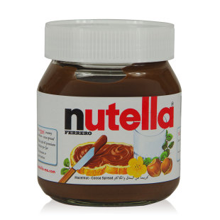  促销费列罗Nutella能多益榛果巧克力酱榛果可可酱350克美味可口