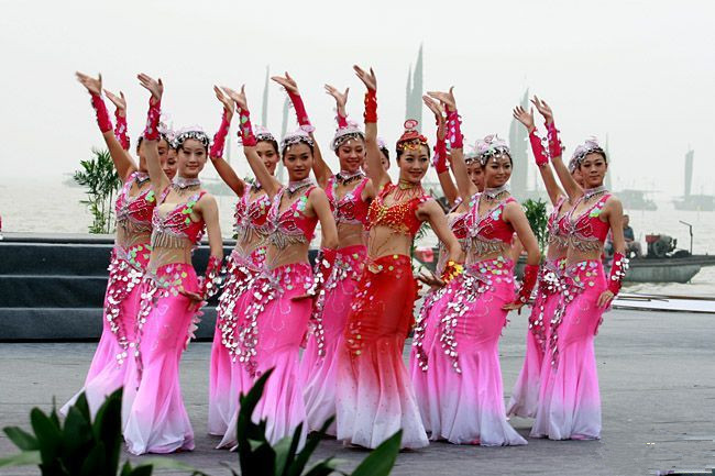 傣族舞蹈服装\/民族舞台舞蹈服装傣族表演服饰
