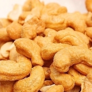  零食坚果 特级盐焗腰果 美味干果 果仁香脆 健康零食128g