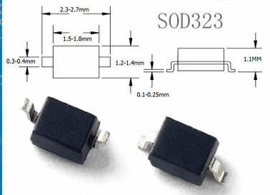 ESD3Z6V8T1G SOD323 6.8V 双向TVS 0805 贴片二极管 ESD0805-6.8V在类目 3C数码配件, 电子元器件市场, 电子器件, 二极管/LED中 - 来自Buy2taobao.com提供专业的淘宝代购服务