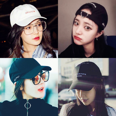 帽子女夏天鸭舌帽韩版休闲百搭街头情侣学生潮刺绣夏遮阳棒球帽男