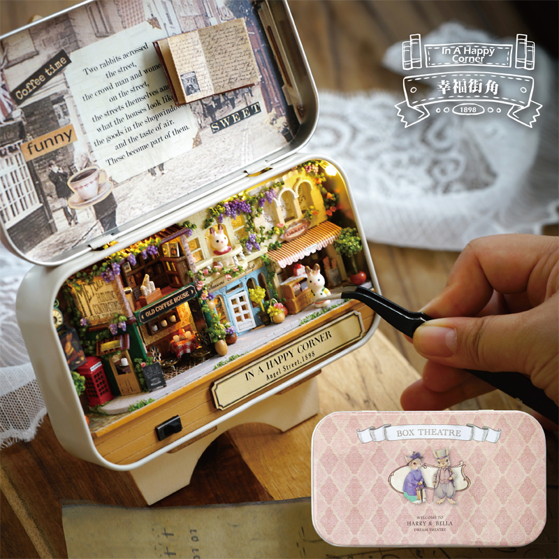 diy小屋盒子剧场手工制作小房子拼装模型玩具女生日创意新年礼物在类目 玩具/童车/益智/积木/模型, 静态模型, 建筑/DIY小屋/其他拼装模型中 - 来自Buy2taobao.com提供专业的淘宝代购服务
