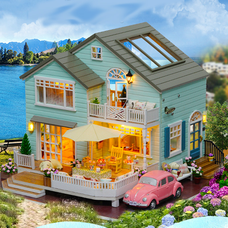 diy小屋手工拼装大型房子别墅模型 小木屋创意礼品送男女生日礼物在类目 玩具/童车/益智/积木/模型, 静态模型, 建筑/DIY小屋/其他拼装模型中 - 来自Buy2taobao.com提供专业的淘宝代购服务