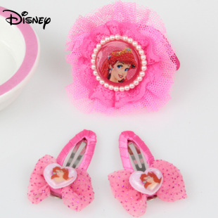  新款!正品迪士尼儿童头饰 发夹发绳套装 女童甜美发饰 可爱头绳